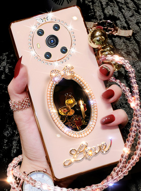 华为荣耀magic3手机壳mgaic3pro保护套5G硅胶ELZ一AN00全包10防摔majic软壳魔术migac3男女por魔法网红补妆镜