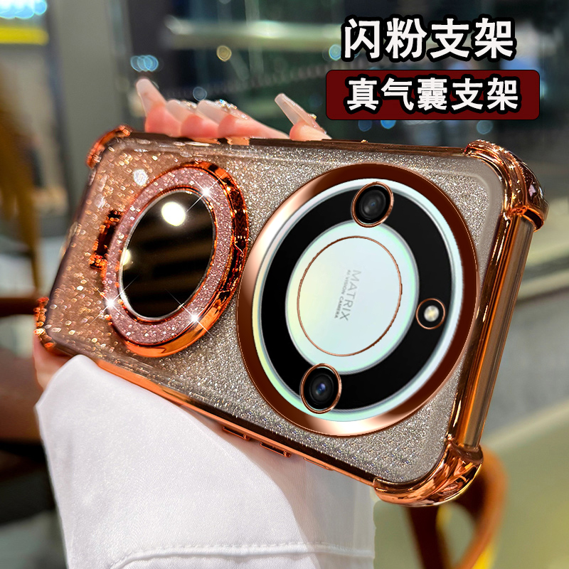 四角气囊保护壳自带镜头膜支架