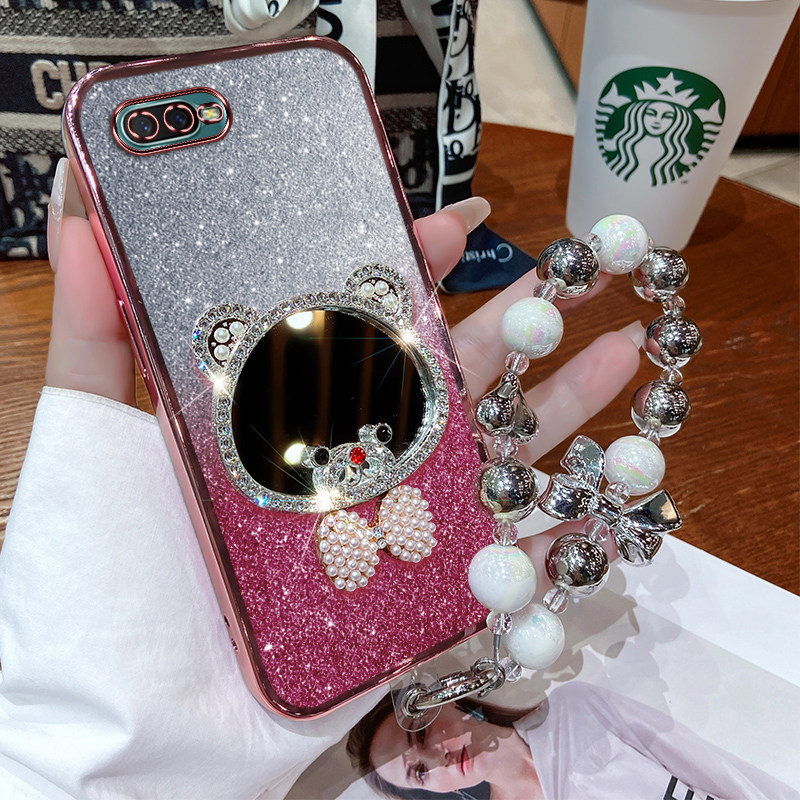 oppor15x手机壳oppo保护套R15x硅胶全包opporx防摔oppr闪粉软壳0p0pr男女新款0pp0创意PBCM10网红可爱简约钻