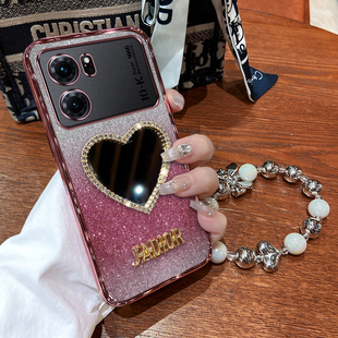 oppoK10手机壳oppo保护K10pro硅胶套5G全包opk防摔oppk闪粉opook软壳opopk105g带补妆镜子por男女0PP0新款钻