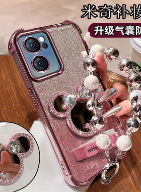 oppoReno7手机壳opp0大气reno7pro时尚潮流oppo女5G全包镜头膜PFJM10补妆镜opopreno四角气囊PFJM防摔oppreno