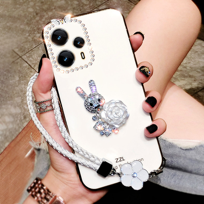 小米红米note12Turbo手机壳防摔Redmi note12Turbo保护壳全包边红米 note12Turbo外壳新款硅胶防摔简约大气女