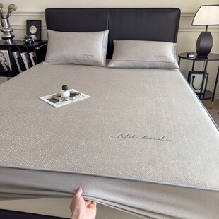 凉席冰丝席床笠款三件套2026新款夏季空调软席子可机洗a类母婴级