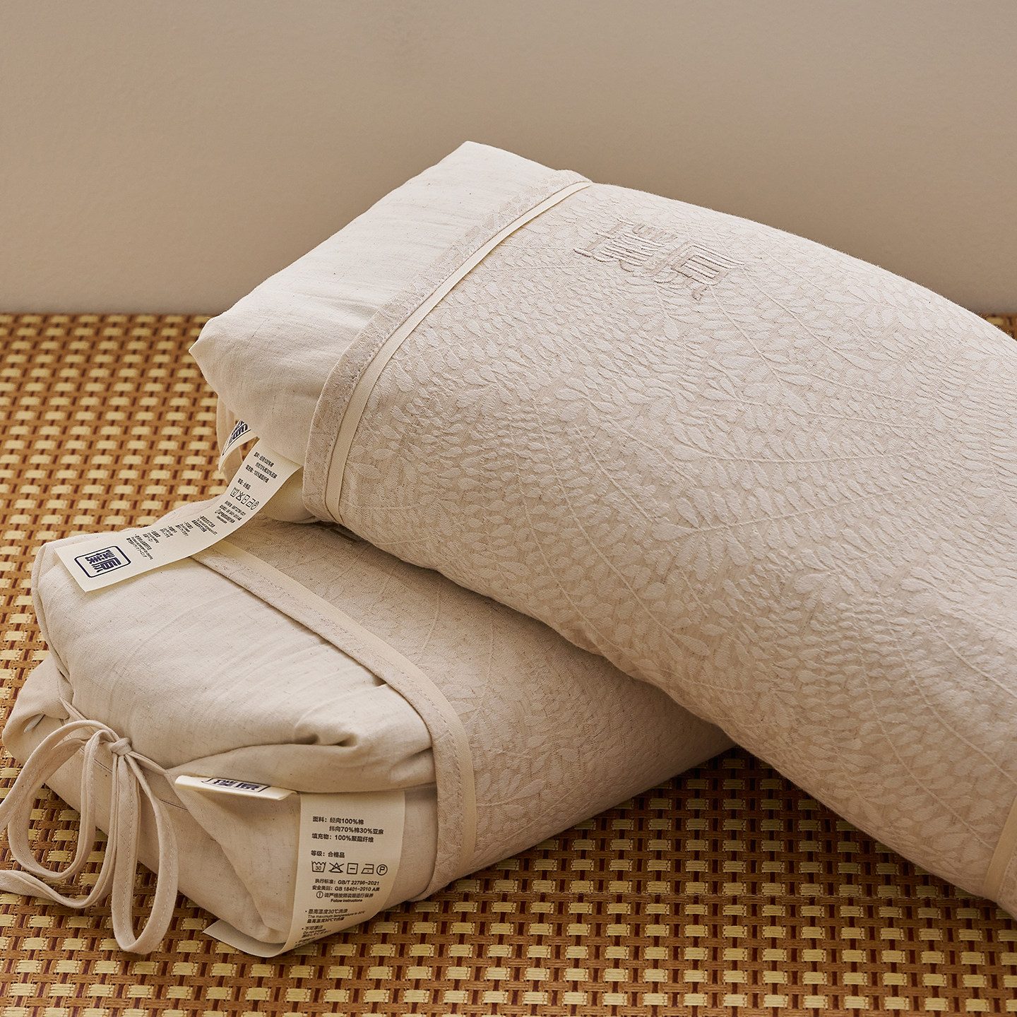 荞麦枕头护颈椎睡眠单人助一只装枕芯一对成人圆柱牵引腰椎枕专用