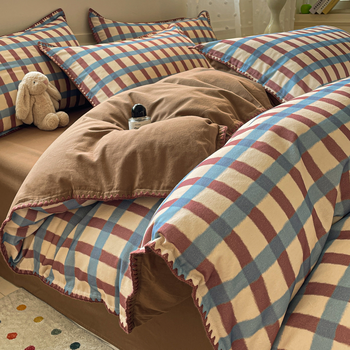 冬季加厚保暖磨毛四件套纯棉全棉