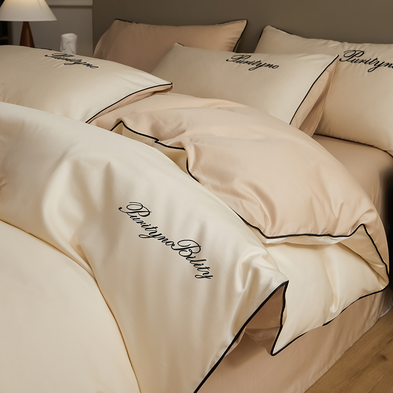 A类加厚纯棉全棉被套被罩三件套