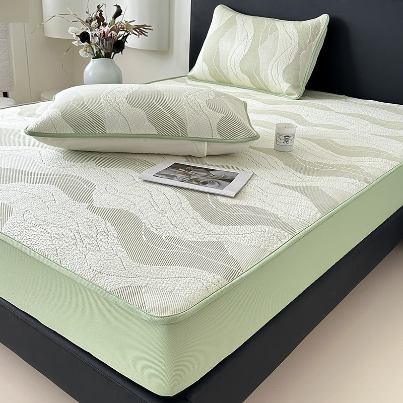 夏天冰丝床笠三件套夏季凉感1.5米床罩全包防尘凉席床垫子保护罩