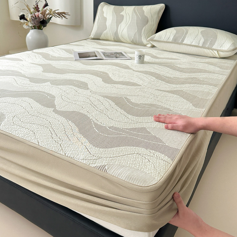 夏季冰丝凉席床笠款可机洗凉感席梦思床垫套罩2025年新款床罩全包