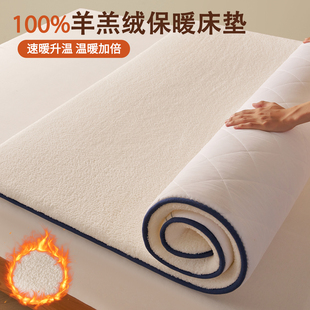 羊羔绒床垫1米5x2米家用软垫卧室冬季 加厚保暖垫被褥子床褥垫铺底
