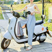 电动自行车防晒裙冰丝防走光半身围裙一片式 后座防紫外线盖腿遮阳