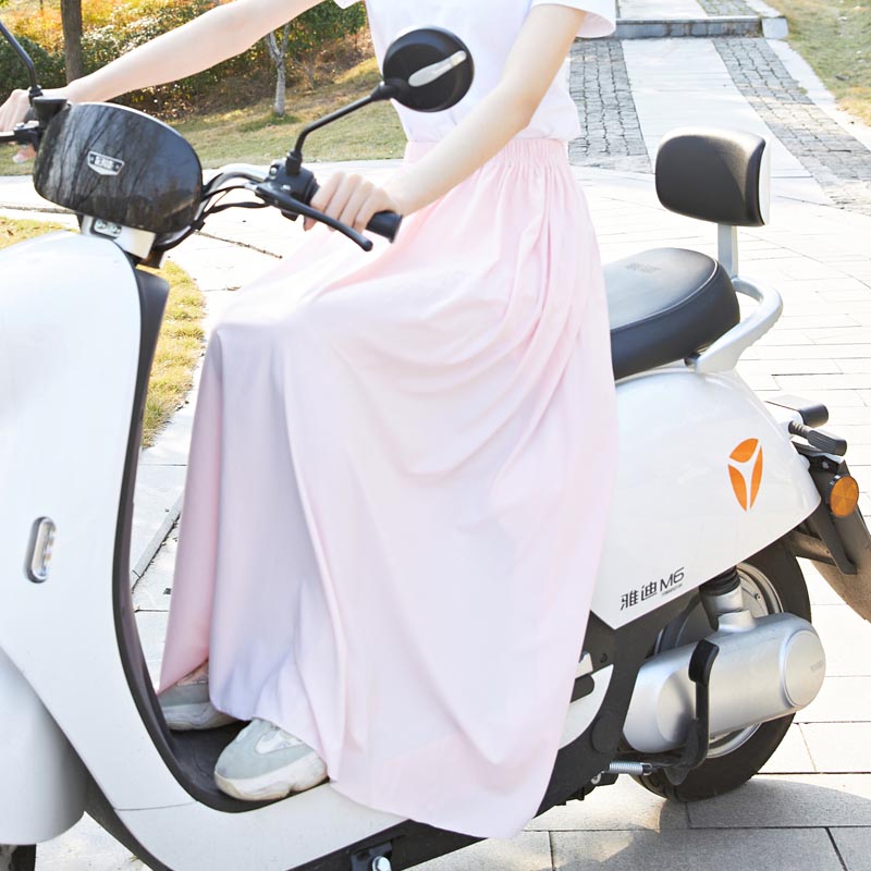防紫外线骑电动车围裙冰丝一片式