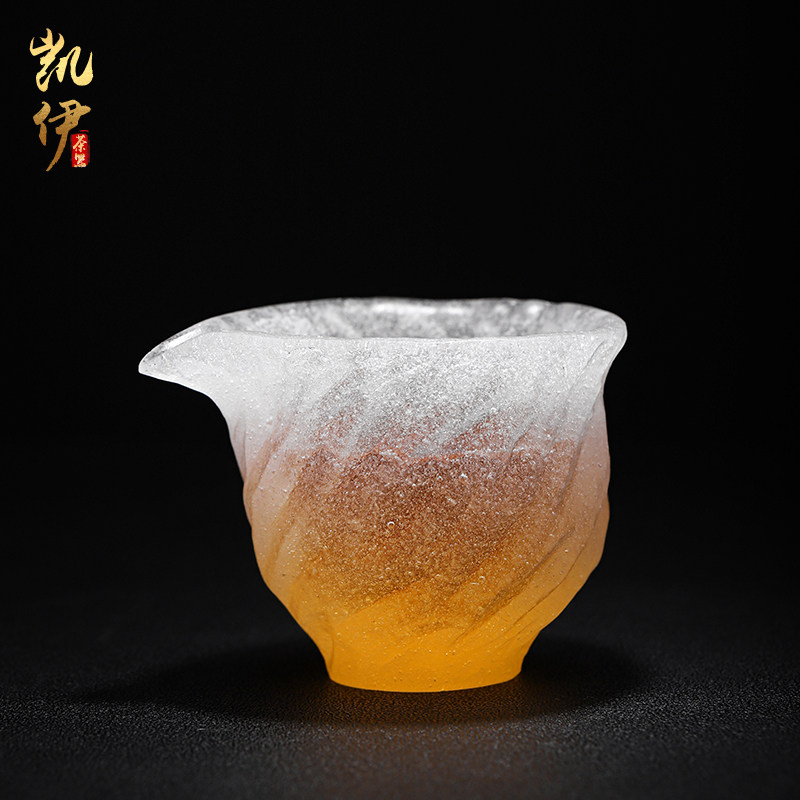 全手工琉璃冰冻烧功夫茶具图片