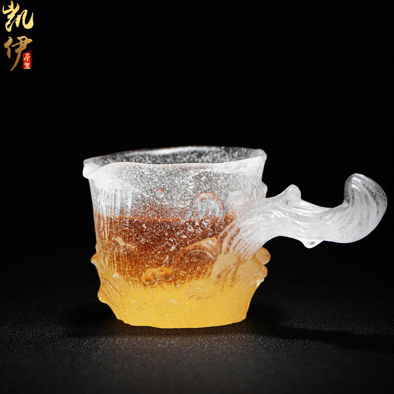 琉璃海浪公道杯冰冻功夫茶具配件图片