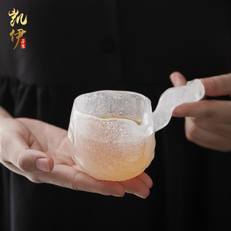 冰冻烧琉璃公道杯功夫茶具图片
