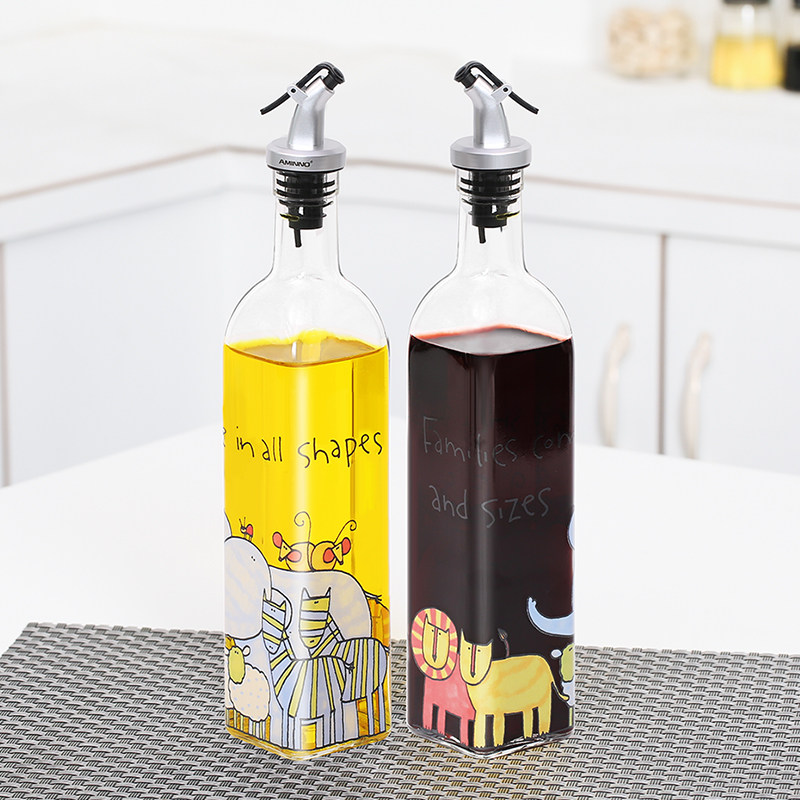 Glass Oil pot suit Leak proof Lecythus kitchen household Oil tank Large Sesame oil Soy sauce Vinegar bottles Vinegar pot Condiment bottlesin the Kitchen/Cooking utensils , Kitchen Gadgets/Kitchen storage , Storage jars/Kitchen storage containers , Oiler  category - from Buy2taobao.com to provide professional Taobao agent buy service