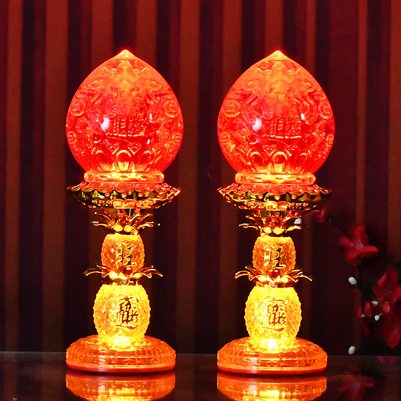 蠟燭燈財神燈LED元寶燈喬遷紅燭