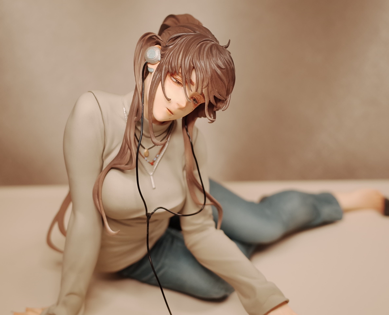 异斯模型GK树脂手办 Maria Ver.2 耳机女孩 未涂装GK白模现货