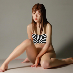 异斯模型树脂GK1/6 HQ06-03 林浩己人体白模未上色未组装模型现货