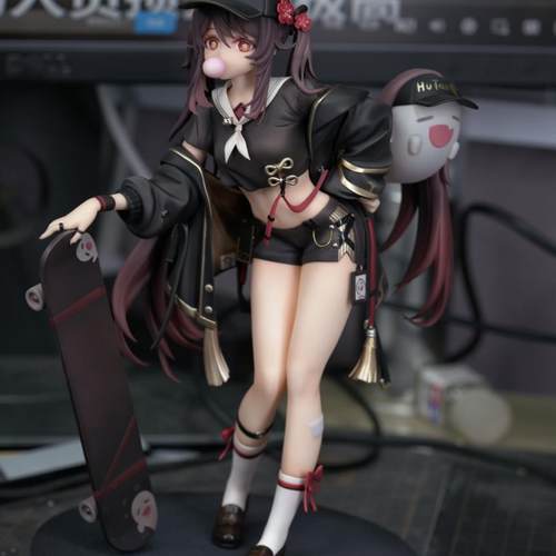 异斯模型树脂手办1/7 原神 胡桃 GK 白模未上色模型现货