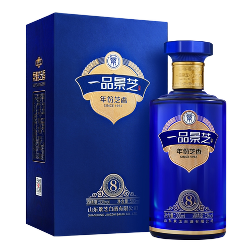 景芝 一品景芝芝香8 芝麻香型53度白酒 500ml新老包装随机 - 封面