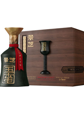 景芝 5000年 62度500ml高端礼盒芝麻香型白酒收藏酒