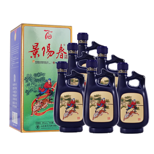 景芝景阳春金标（升级） 浓香型白酒 39度500ml*6瓶整箱