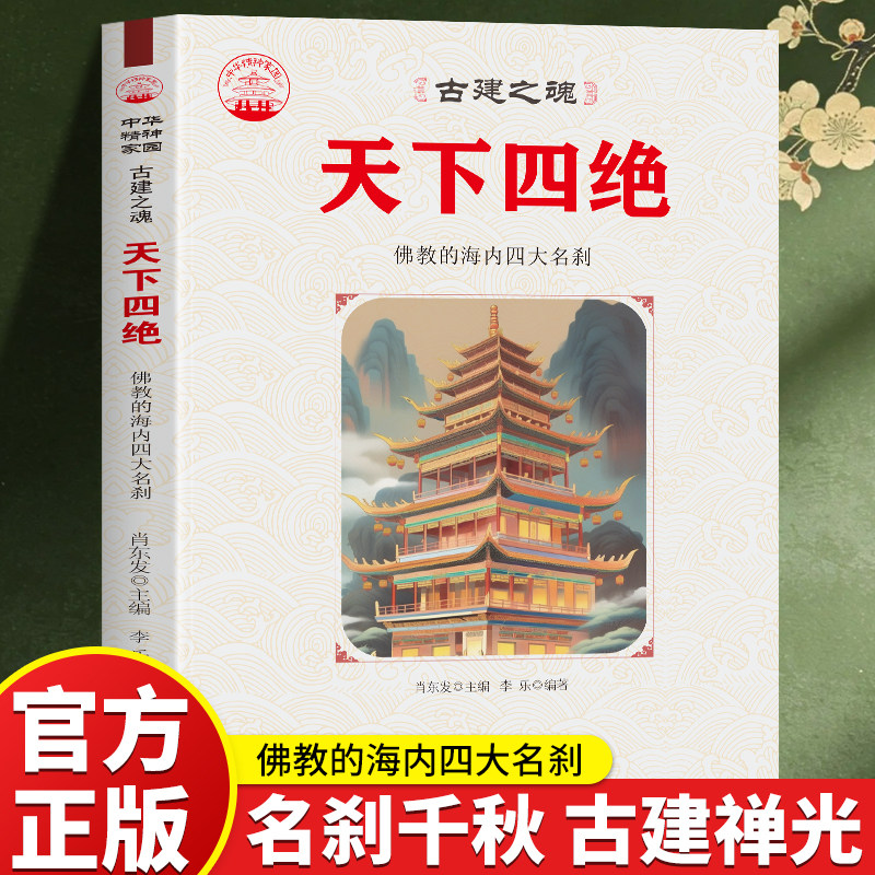 正版 天下四绝 佛教的海内四大名刹 中华精神家园古建之魂 中国古建筑寺庙历史文化书籍 名刹千秋 古建禅光