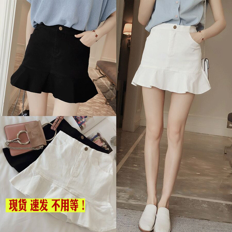 Summer style Paige Show thin Skirt Versatile Solid Self cultivation Short skirt Lotus leaf Fishtail skirtsin the Women's clothing/Boutique , Skirts  category - from Buy2taobao.com to provide professional Taobao agent buy service