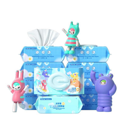 纯水湿厕纸80抽加大加厚