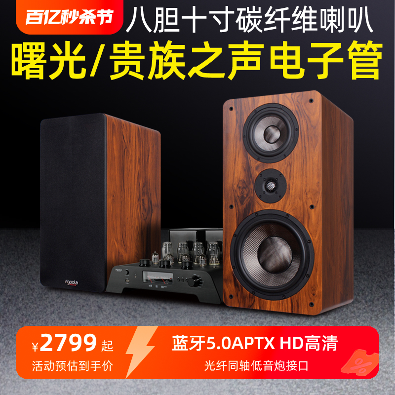 Fgoola315组合音响套装家用电子管胆机功放机发烧级HIFI蓝牙音箱 影音电器 胆机 原图主图