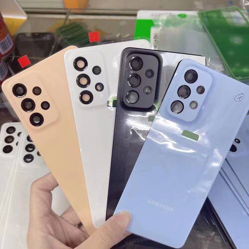 适用于三星A53后盖玻璃A536电池盖A536后壳外壳全新