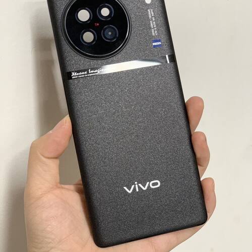 适用于vivoX90玻璃后盖壳X90pro+手机电池外壳带标