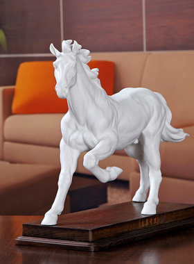 德化雕塑白瓷客厅玄关摆件工艺品