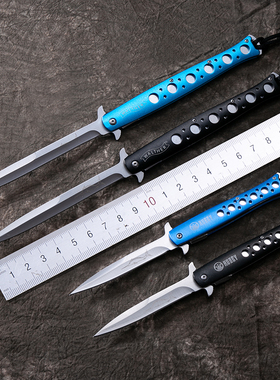 户外垂钓折叠刀长款高硬度小刀锋利随身开刃刀具便携水果削皮刀