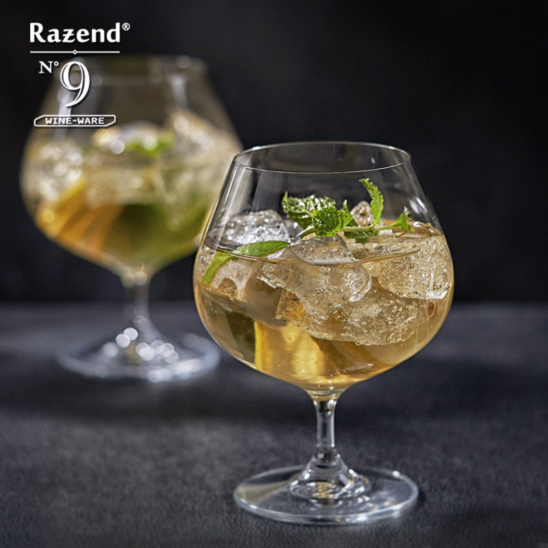 大容量金汤力鸡尾酒杯 无铅水晶红酒杯葡萄酒高脚杯 大肚子调酒杯
