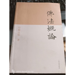 正版9成新图书丨 佛法概论（有少量划线）  （释）印顺著 9787532521593