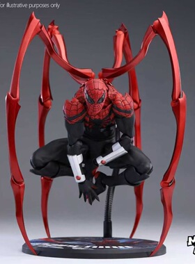 二厂MESS TOYS章帕克 究极蜘蛛侠 究极黑色邻居可动手办玩具模型