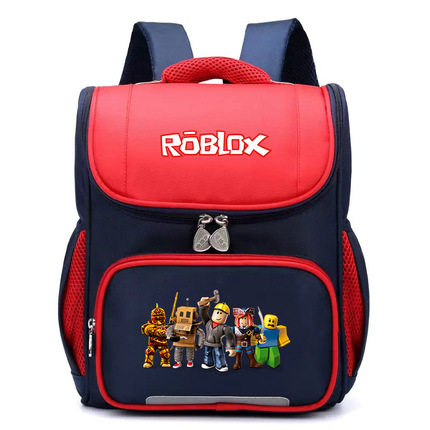 Roblox书包罗布乐思男生小学至初中拉杆防驼背护脊轻便防泼水儿童