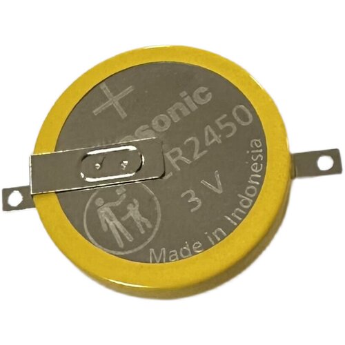 原装进口松下CR2450/FAN带焊脚贴片电路板胎压电饭煲纽扣锂电池3V