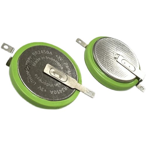 原装进口松下BR2450A/FAN带焊脚贴片耐高温专用电池3V 纽扣锂电池
