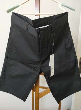 美家正品清仓中裤男士夏季五分裤基本薄款黑色中长裤宽松休闲裤