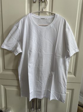 国货美特斯威男短袖T恤夏季新款圆领纯棉舒适白色短袖衫纯色半袖