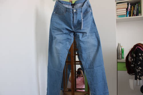 美邦正品牛仔裤男士薄中腰裤子