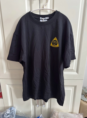 国货美特斯威男短袖T恤舒适半袖MTEE狮子王大图案夏季新款黑色T恤