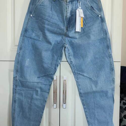 美特斯邦威男牛仔萝卜裤