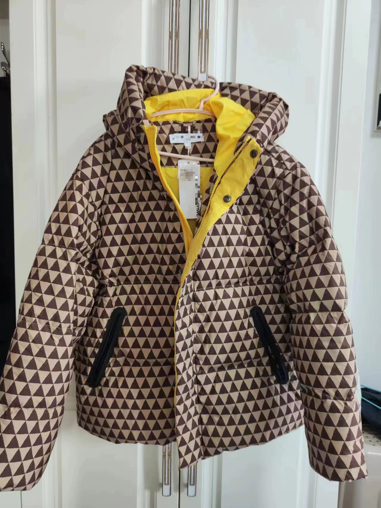 中华美家连帽90绒加羽绒服