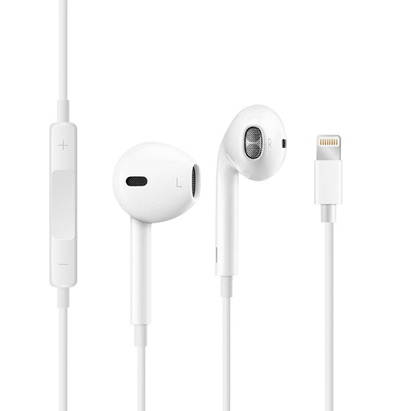 Apple Apple Original quality goods Flat head In ear Noise Reduction High quality headset 7/8p/11/12 Chicken game XS/MAX/XR Original factory Singing Wired Flat head headset Official website Earplugsin the Audio appliances , Phone Headset  category - from Buy2taobao.com to provide professional Taobao agent buy service