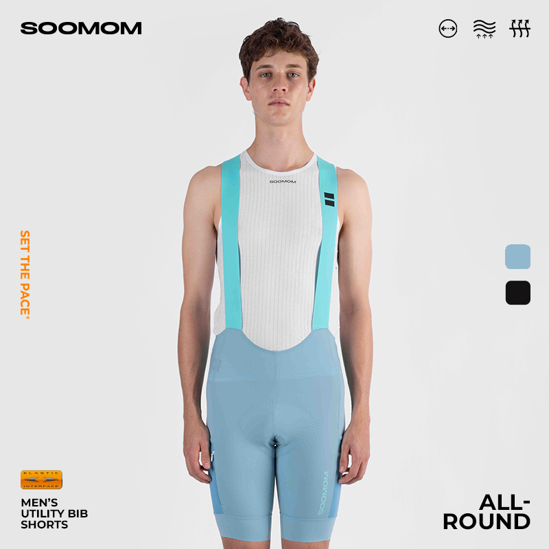 SOOMOM双箭头骑行裤男士储物