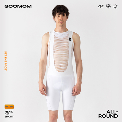 SOOMOM双箭头背带骑行短裤