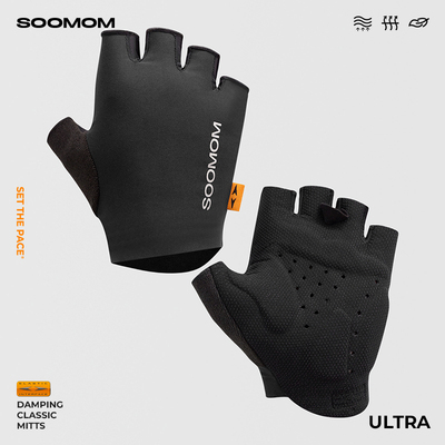SOOMOM | ULTRA 双箭头山地车公路车自行车缓震骑行手套半指男女